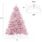 Casafield Spruce Artificial Holiday Christmas Tree with Sturdy Metal Stand